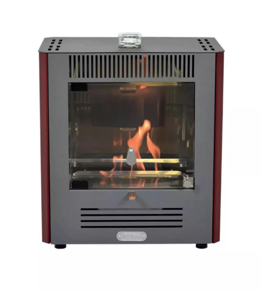 STUFA A BIOETANOLO TECNO AIR SYSTEM "MINI RUBY" BORDEAUX 2,3 KW - Immagine 3 di 4