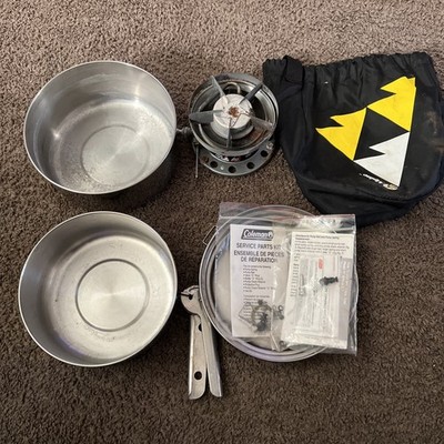 Peak1 Apex 2 Backpack Stove & MSR Alpine Pot Cookset Heat Camping Hiking Hunt