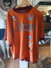 Platinum Fubu Harlem Globetrotters Warm Up Shooting Shirt Jersey Orange Size 4X
