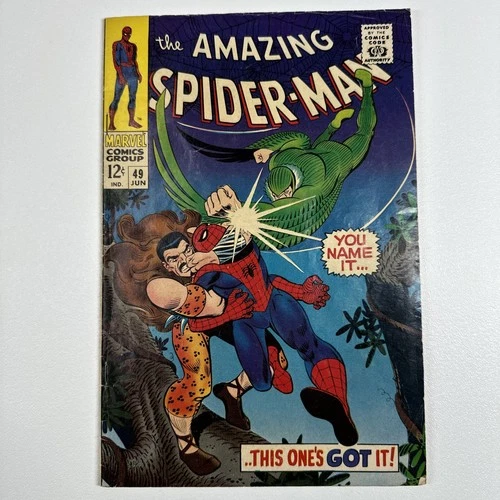Amazing Spider-Man #49 VG 4.0 1st Kraven/New Vulture Team-Up! Marvel 1967