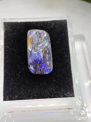 Extremely Nice Blue Australian Boulder Opal Display Specimen 30MM