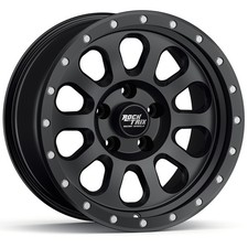 17 Rocktrix Rt111 Black 5x5 Wheel Rim 17x9 -12mm 4.5 Backspace 71.5mm Hub