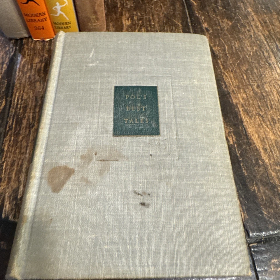 6 Vintage Modern Library Volumes- The Best Tales of Edgar Allan Poe , And More Foto 3 de 4