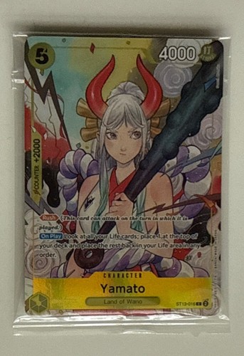 Yamato (Illustrationsbox Vol.1) ST13-016 One Piece Werbekarte Folie