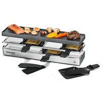 ROMMELSBACHER RC 800 Raclette795W rechteckig sw/si RC800 ~D~
