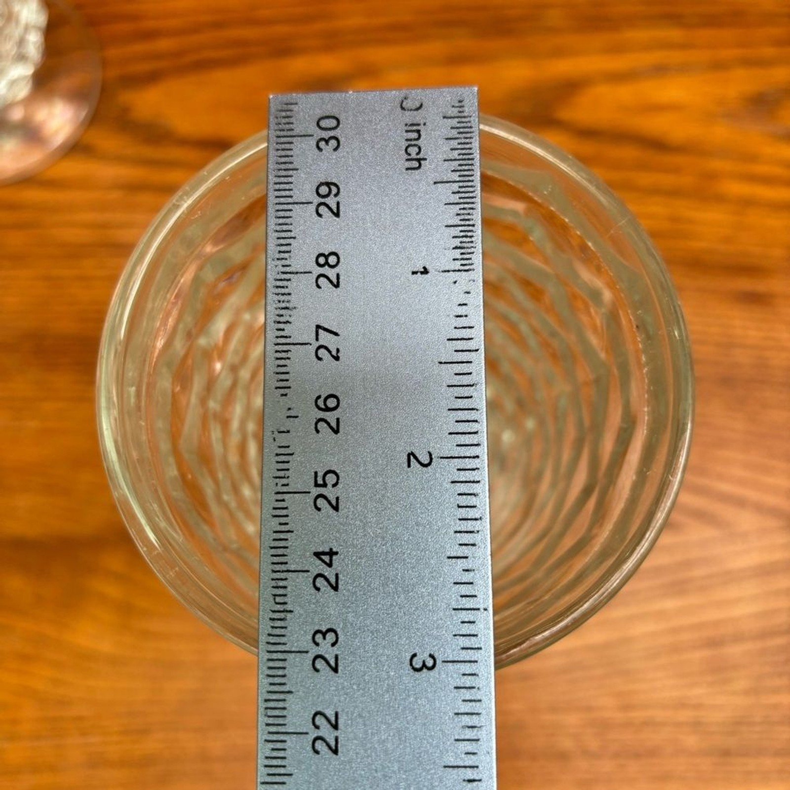 Indiana Whitehall Colony 12 onces Cubist Clear Footed Vintage Glasses Set of 4