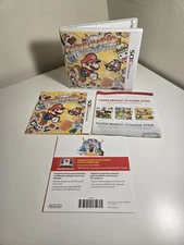 Paper Mario Sticker Star - Nintendo 3DS Case & Manual Only - NO GAME / Authentic