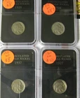Four Nice Buffalo Nickels