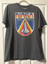 Fifth Sun Mens Short Sleeve Crew Neck Pullover Gray Graphic T Shirt Size Large