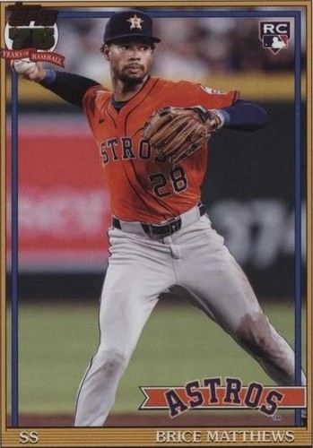 2026 Topps Series 1 Baseball #132 - Brice Matthews (RC): Silver