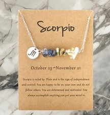  New Astrology Horoscope Necklace   Zodiac Charm Pendant Jewelry