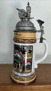 Seltener Reservistenkrug Burg