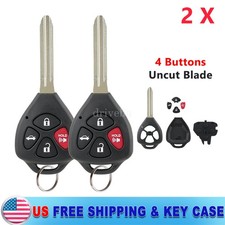 2 Replacement For 2007 2008 2009 2010 Toyota Camry Key Fob Remote Shell Case 2 Replacement For 2007 2008 2009 2010 Toyota Camry Key Fob Remote Shell Case