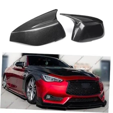 2Pcs Rearview Mirror Covers Caps Compatible with 2014-2020 Carbon Fiber Pattern