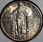 1929 Standing Liberty Quarter 25c BU Pretty Luster!