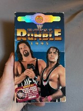 Royal Rumble 1995 VHS Wrestling WWF/WCW Coliseum Video Bret Hart Diesel