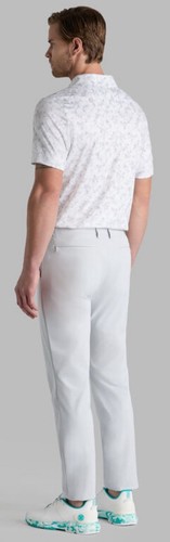 $120 G/Fore Golf Polo Icon Logo Snow White Grey Masters Us Open Tour Mens Small - Bild 7 von 11