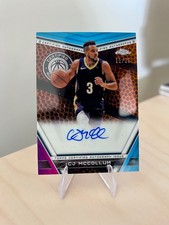2023-24 Topps Chrome Basketball CJ McCollum Certified Autographs Orange 11/25