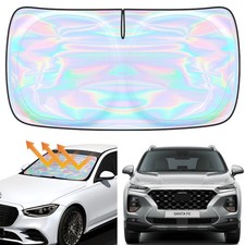 Hyundai Santa Fe 2019-2025 2026 Windshield Sun Shade Cover Custom Fit 4 Layers