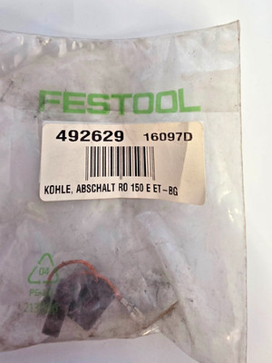 GENUINE OEM FESTOOL 492629 Brushes 2pc, RO90/DX93/DF500/PS2