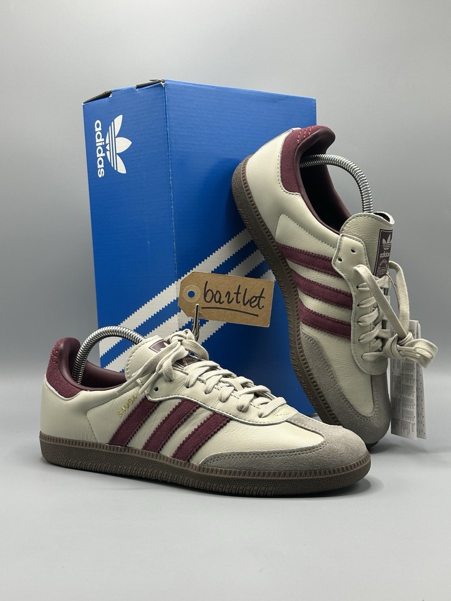 ☆ 送料無料 adidas Originals Samba OG Putty Grey Maroon ☆ ✓ Authentic Adidas Originals Samba OG Shoes Putty Grey