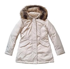 WOOLRICH giubbotto lungo luxury arctic parka donna CFWWOU0652FRUT3128 crema