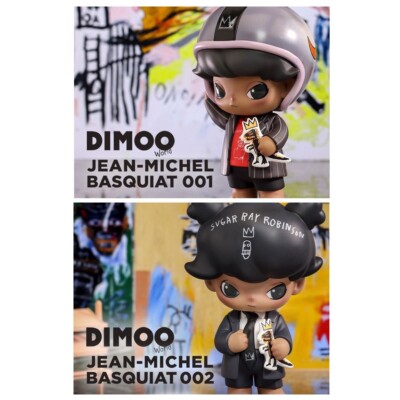 DIMOO × JEAN-MICHEL BASQUIAT 001 ビッグサイズ POP MART DIMOO × JEAN-MICHEL BASQUIAT Big Size 001&002