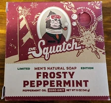 Dr. Squatch Limited Edition Soap - Frosty Peppermint, 5 oz.