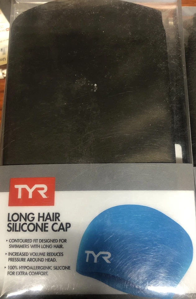 TYR Swim Caps New For Long Hair and Youth. Qty25 For One Price. - Image 2 of 3