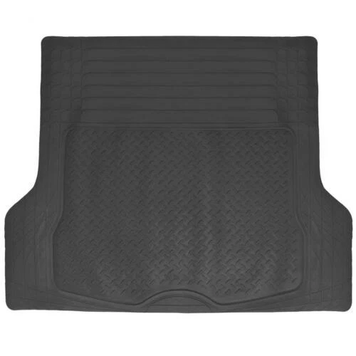 Juego completo de alfombrillas de goma resistentes para todo tipo de clima (1ª, 2ª, 3ª fila y carga) negras Foto 4 de 4