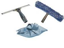 14" Ettore Pro Squeegee & 14" Washer & XL Micro Scrim