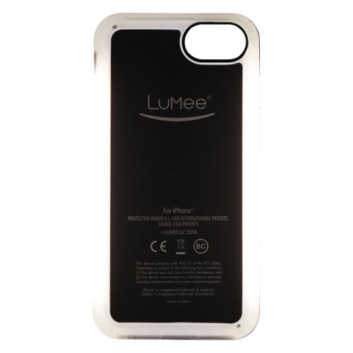 LuMee Duo Selfie LED Case for iPhone SE 2nd Gen & iPhone 8/7 - Kimoji Cry Face - Zdjęcie 5 z 6