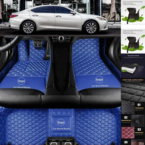 Alfombrillas para coche Hummer alfombras de carga de lujo revestimientos de botas impermeables alfombra personalizada - Imagen 3 de 27
