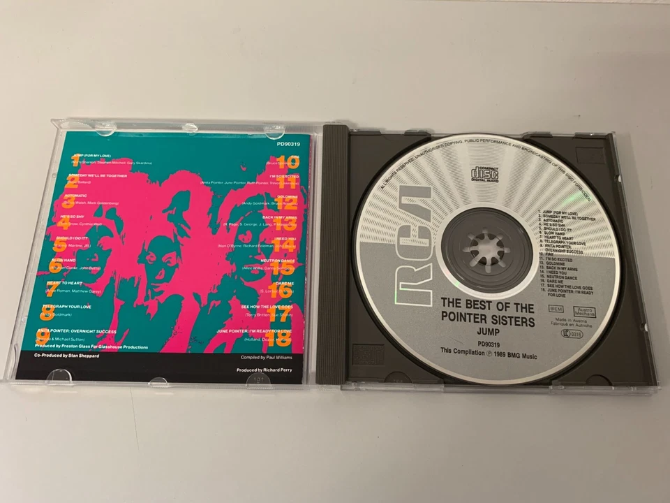 The Pointer Sisters – Jump - The Best Of - CD © 1989 - Automatic,I´m So Excited - Bild 2 von 3