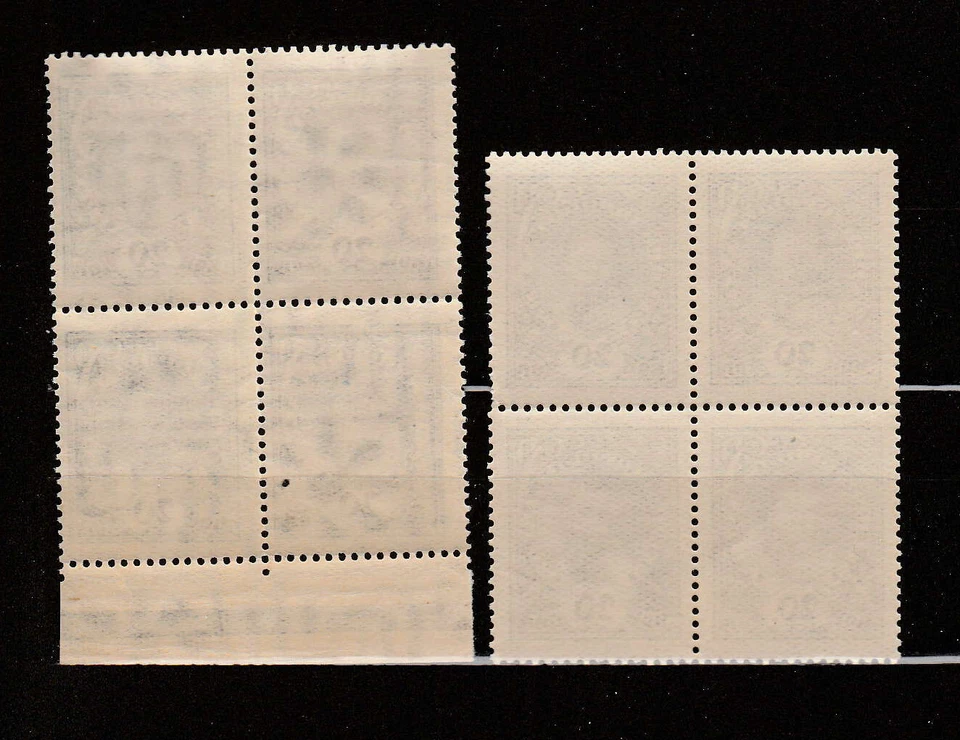 MNH stamps blocks 4 USSR Russia 1924. Help for homeless children - Image 2 of 2