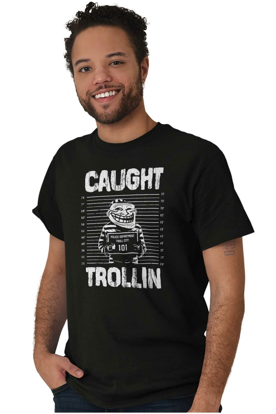 Troll Face Thug Life Sunglasses Funny Meme Youth Crewneck T Shirts Boy or  Girl