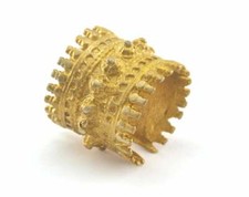 Adjustable Ring Raw Brass 17mm 7US inner size - Adjustable OZ3352