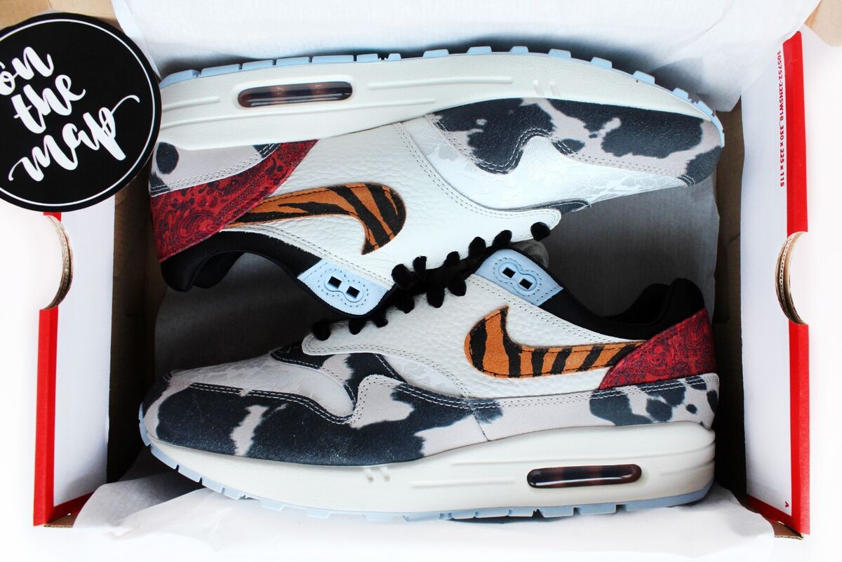 Nike Air Max 1 W '87 Great Indoors Safari Animal Print UK 5 Nike Air Max 1 W '87 Great Indoors Safari Animal Print UK 5