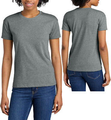 Womens Relaxed Fit Blended Soft T-Shirt Ladies Tee Size: XS-3XL NEW!