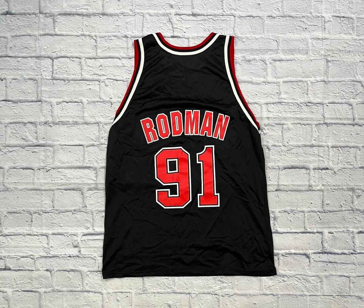 Vintage 90's Champion Chicago Bulls Dennis Rodman Basketball
