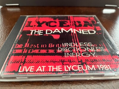The Damned - mindless directionless energy live at the lyceum CD RESTLESS PRESS