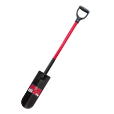 12-Gauge 14 In. Drain Spade with Fiberglass D-Grip Handle