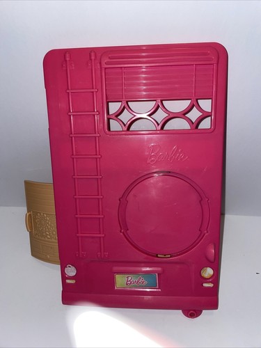 Barbie Glam Pop Up Camper Van RV 2014 Replacement Part Kitchen Back Door Pink - Picture 3 of 3