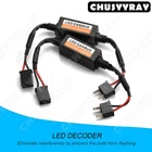 2X LED H7 Headlight Canbus Error Free Anti Flicker Resistor Canceller Decoder