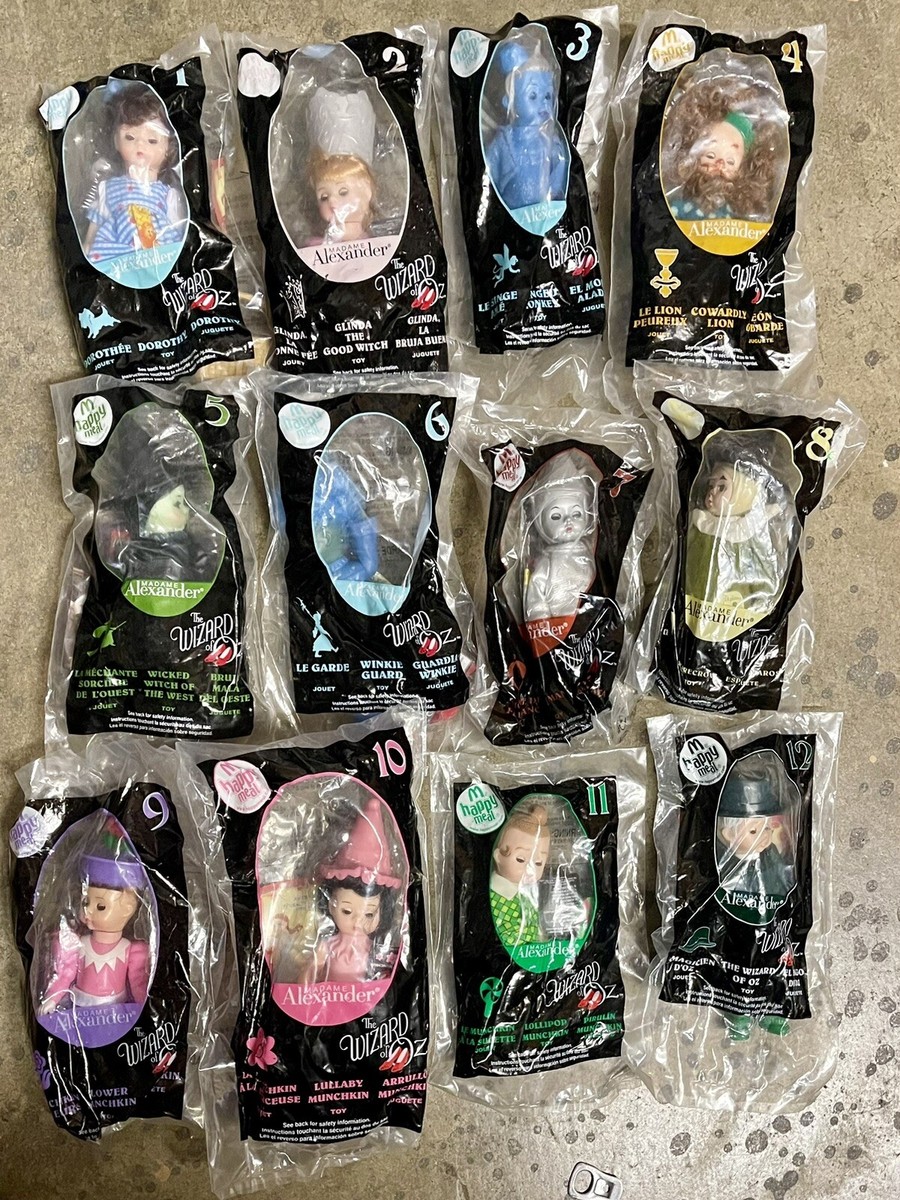 NEW] 2008 McDonald Wizard of Oz/WICKED Madame Alexander Complete