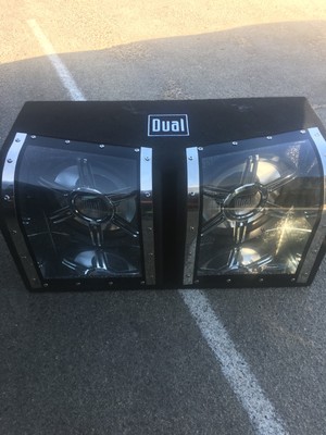 dual brand speakers