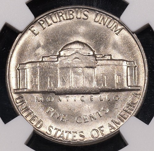 1967 Jefferson Five Cent 5c - NGC GRADED MS66 - Picture 4 of 4