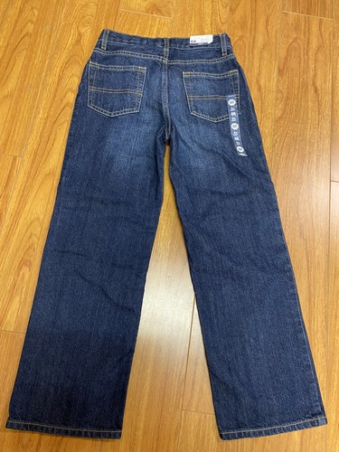 NWT Oshkosh B’gosh Kids Boys Blue Denim Adjustable Waist Jeans Sizes 8R - Picture 2 of 3