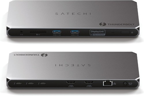 Dock Thunderbolt 4 Satechi 96W con doppio HDMI 4K e USB 3.2