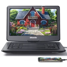 19" Full HD Portable DVD Player w/ 6-7 Hour Battery 16" Large Screen HDMI USB US